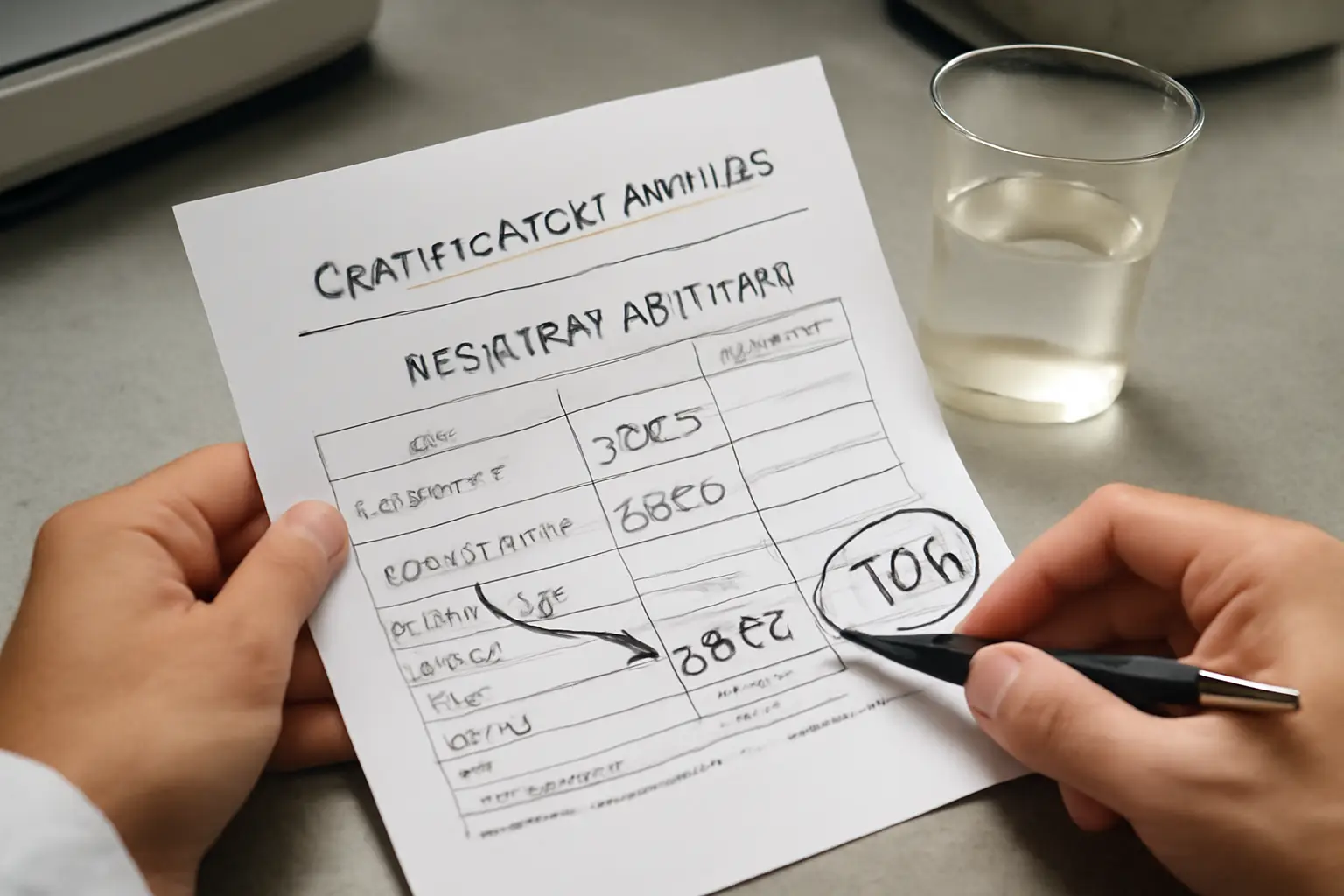 Analyzing a resistant dextrin Certificate of Analysis in a lab