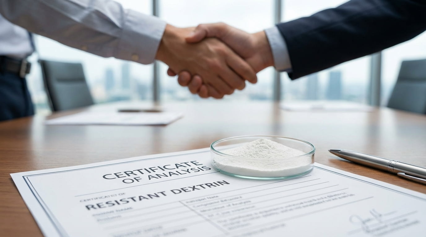 Contexte des négociations stratégiques d'approvisionnement en dextrine résistante