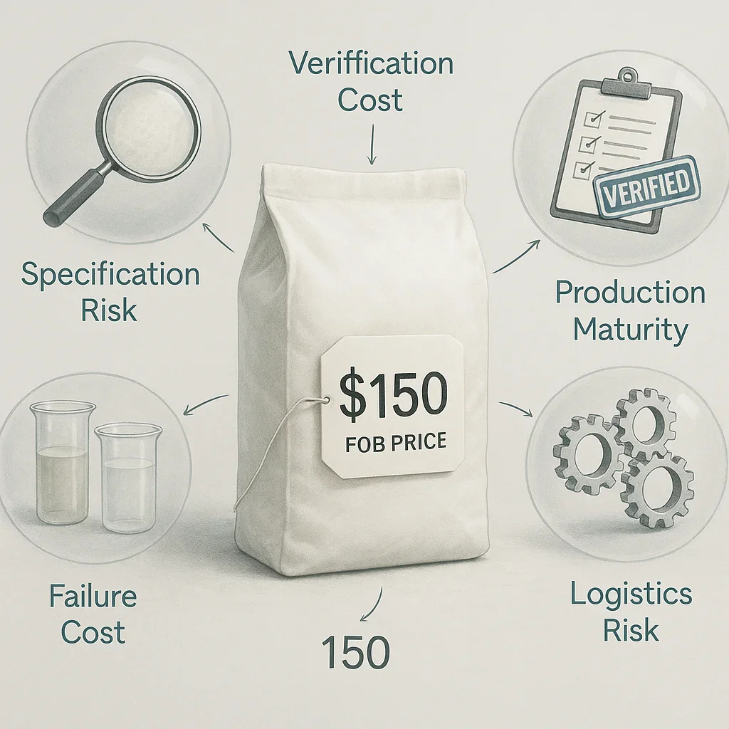 Cadre d'analyse du coût total de possession (CTP) pour l'approvisionnement en dextrine résistante