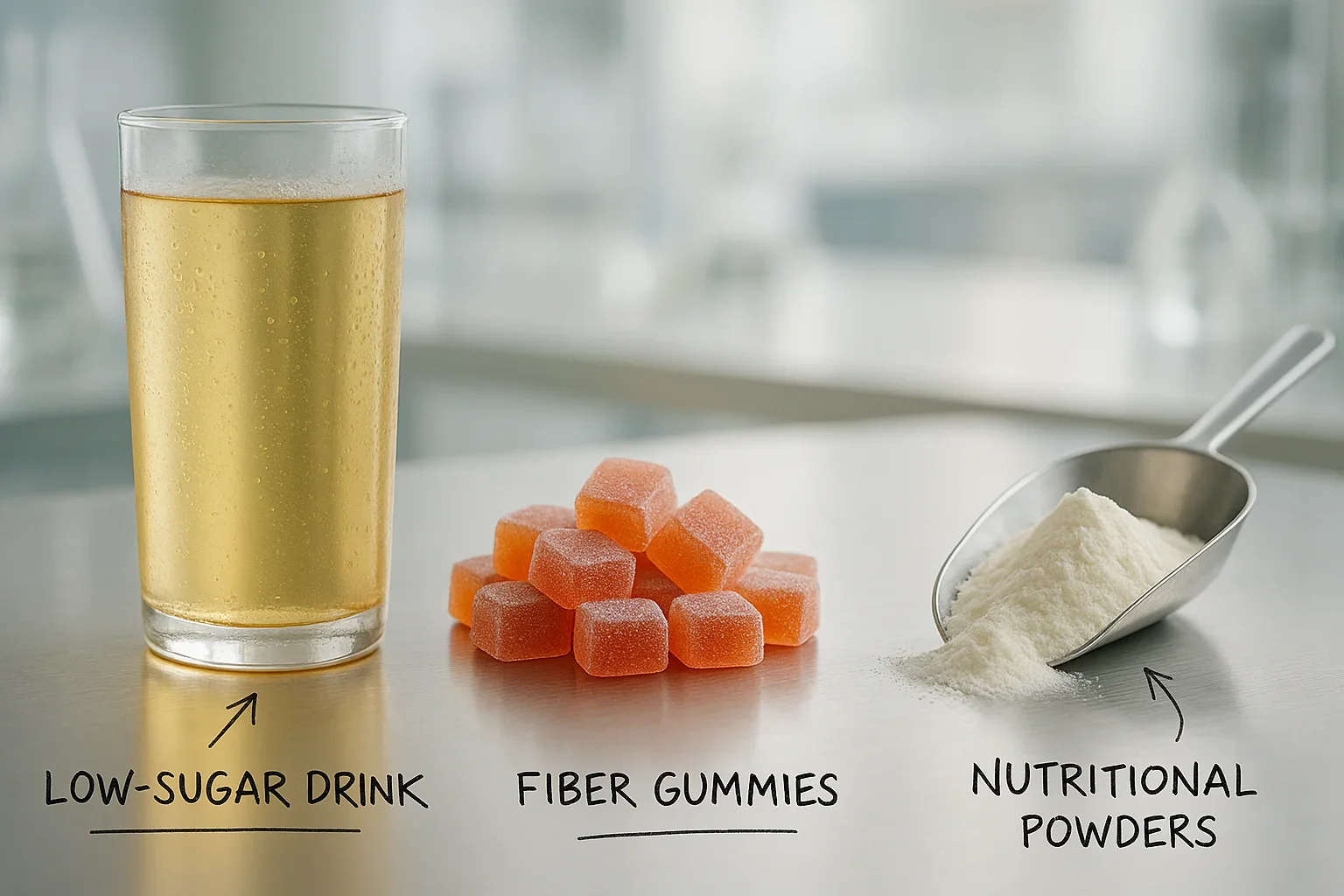 Applications de la dextrine résistante chinoise dans les boissons à faible teneur en sucre, les bonbons gélifiés aux fibres et les poudres nutritionnelles