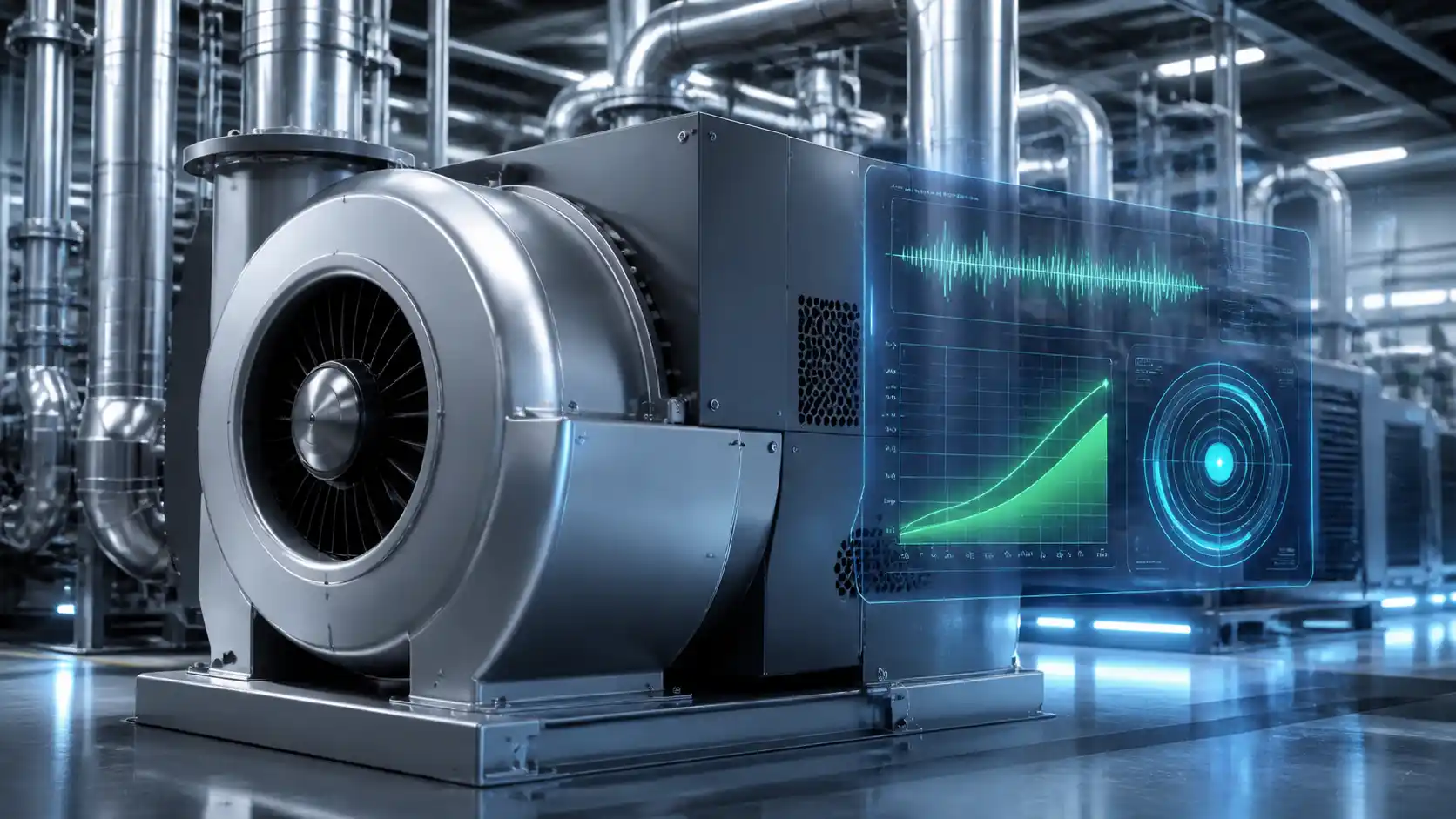 Integrated low-noise blower with digital controls
