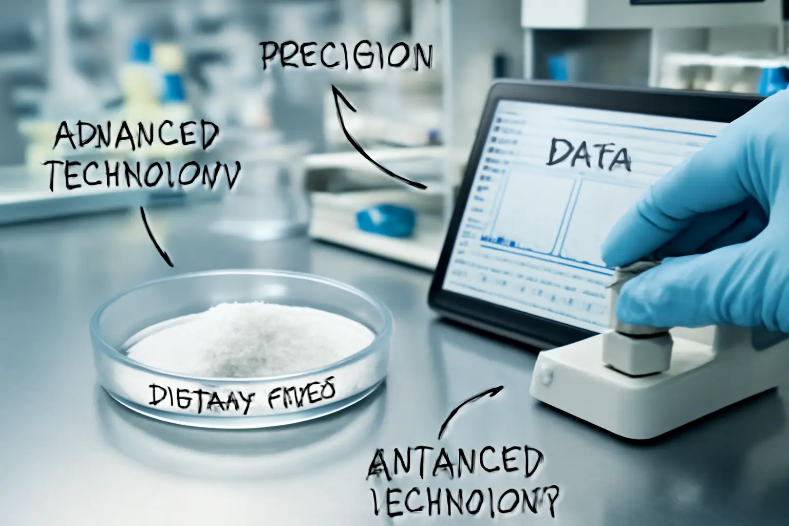 Dietary fiber powder analysis in a modern QC lab