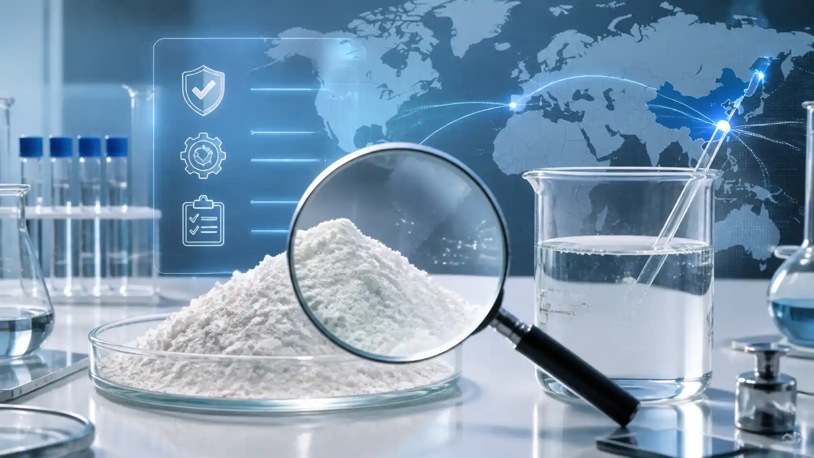 Inspecting MCC and dextrin supplier quality