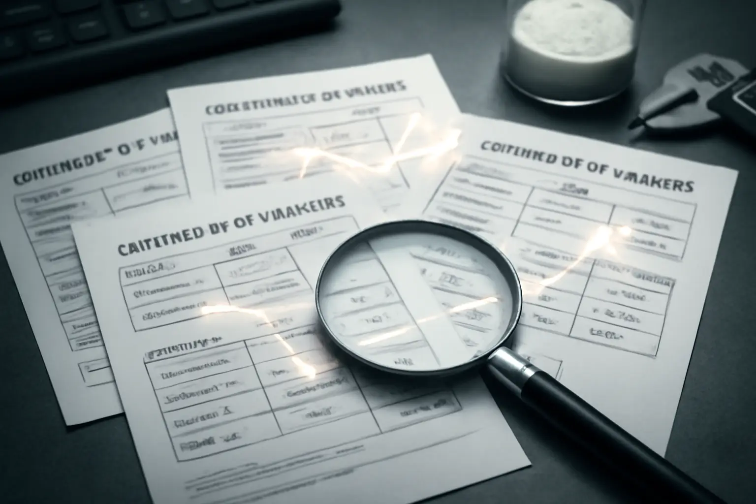 Analyzing multiple Certificate of Analysis documents for ingredient stability