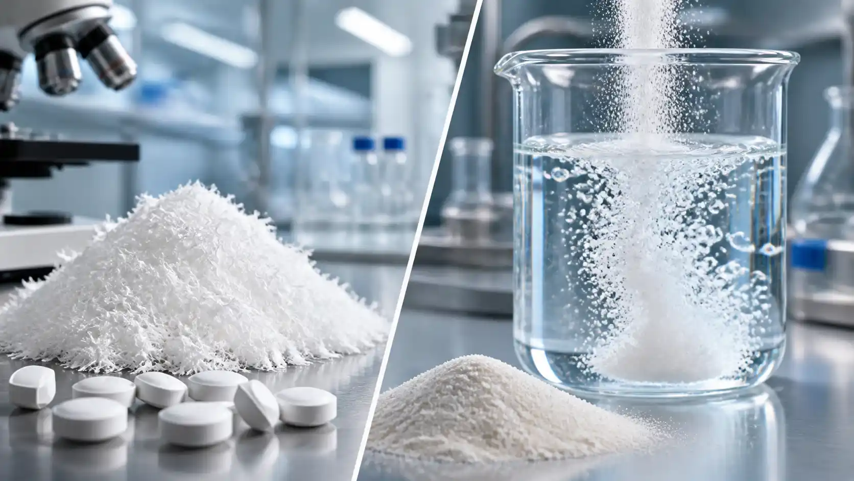 MCC and resistant dextrin applications comparison