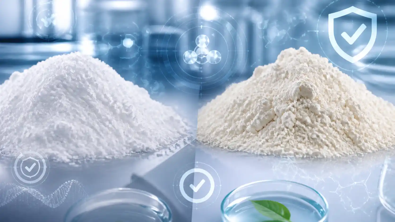 Abastecimiento de celulosa microcristalina y dextrina resistente conformes desde China.