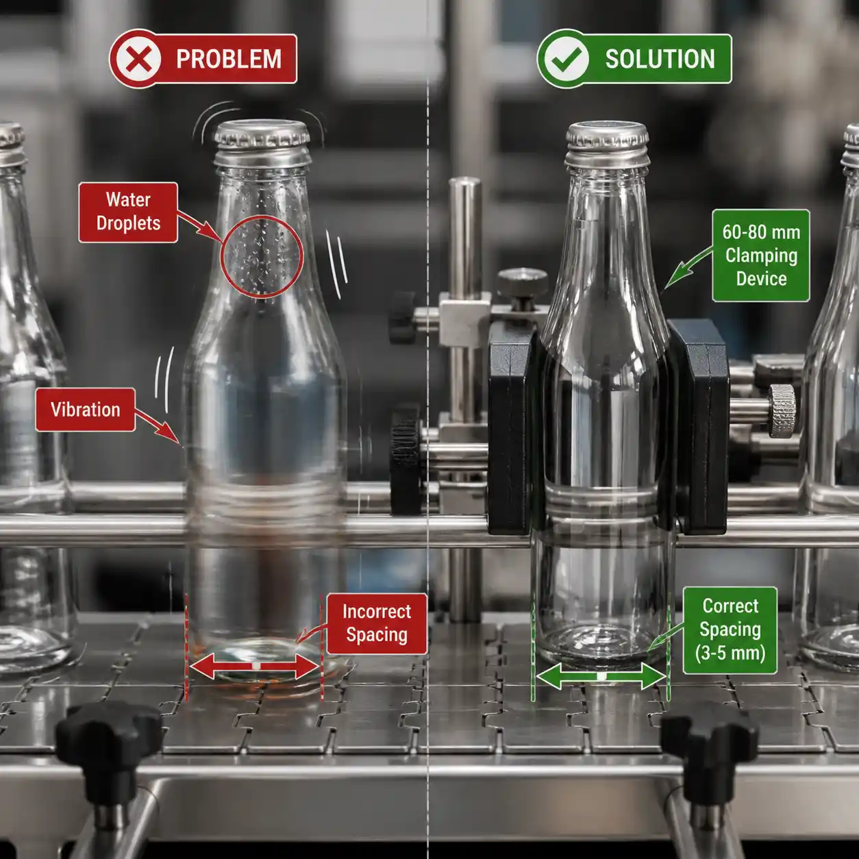 Technical diagram of visual inspection conveyor setup Technical diagram of visual inspection conveyor setup